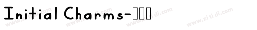 Initial Charms字体转换